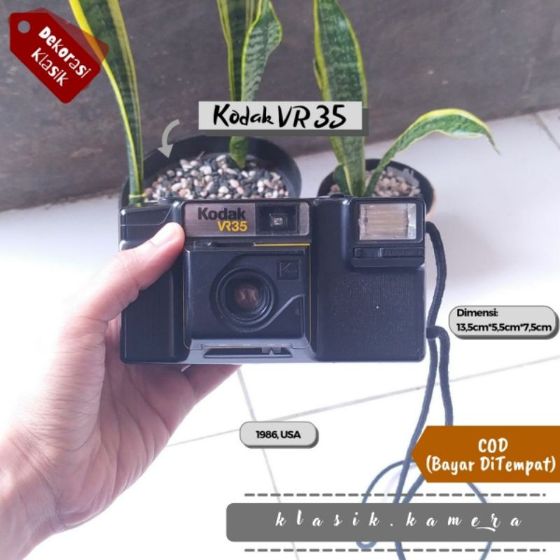 Kodak VR35 Kamera Pocket Analog Film Manual Jadul Vintage Klasik Antik Retro Koleksi Properti Bekas