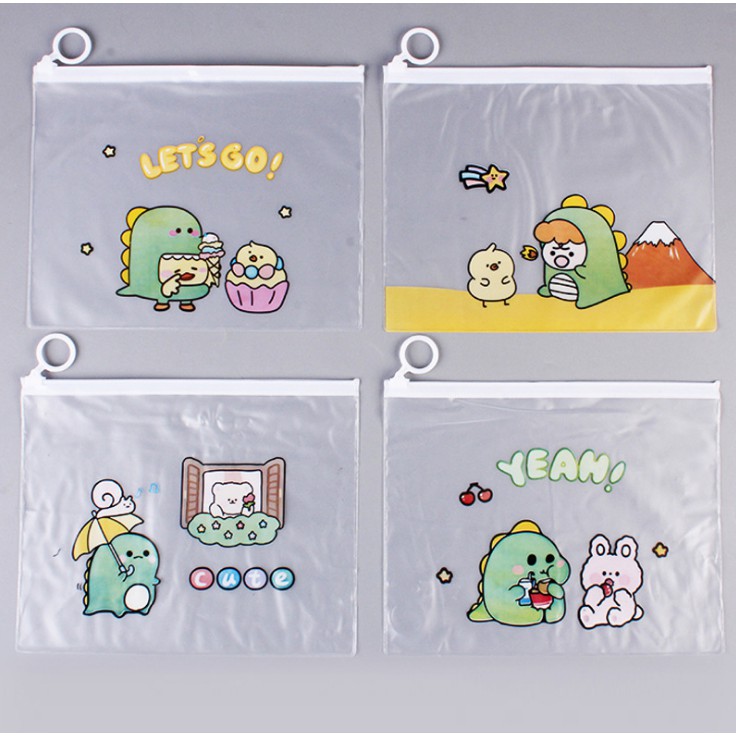 COD KOTAK PENSIL TRANSPARAN MOTIF KAWAI RABBIT LUCU UNIK / KOTAK PULPEN / TEMPAT ALAT TULIS PP105-ACC-104 RANDOM