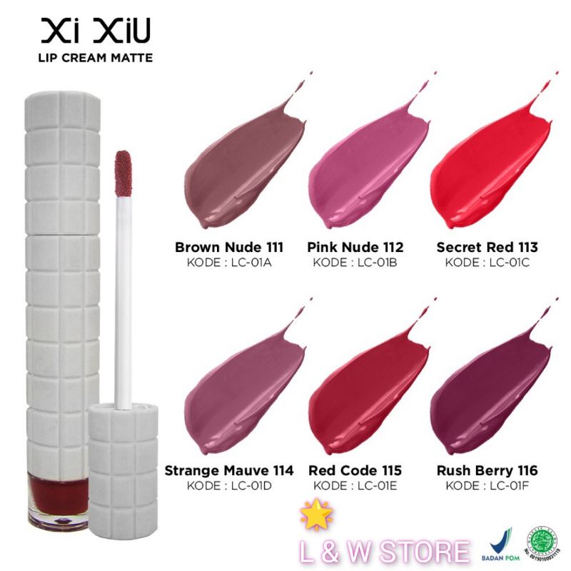 Xi Xiu Lip Cream Matte/BPOM