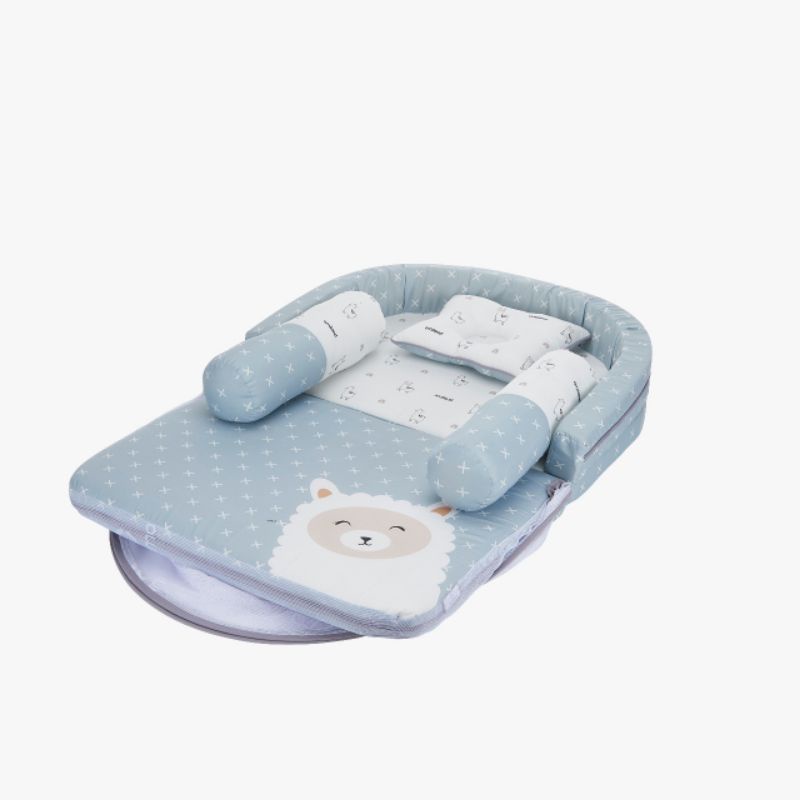 Omiland Kasur Bayi Lipat Oval Alpaca Series