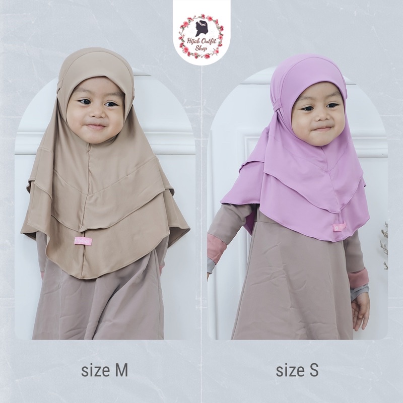 Bergo Delisha Couple Dewasa dan anak