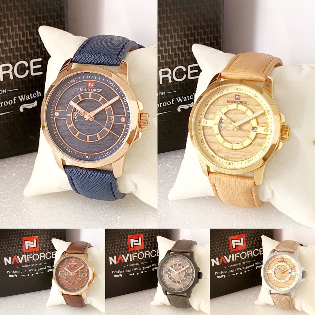 ORIGINAL Jam Tangan Wanita Naviforce 9151 | Jam Tangan Cewek Garansi Resmi, Leather