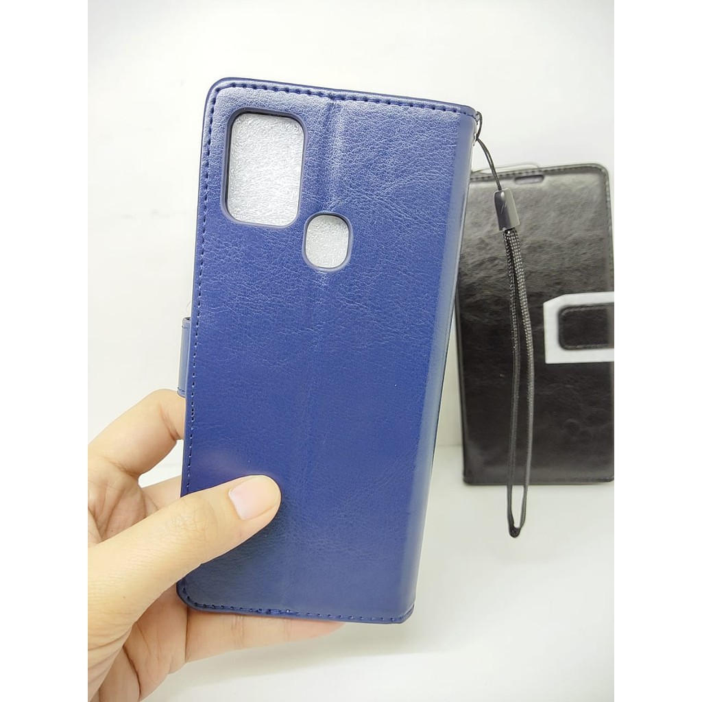 FlipWallet BlueMoon Samsung A21s A217F 6.5 inch Flip Cover Leather Sarung HP Kulit