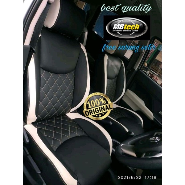 sarung jok mobil agya,ayla dan 2 baris lainya bahan mbtech