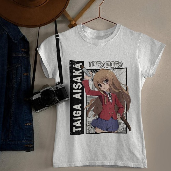 Tshirt Aisaka taiga Toradora Series Anime Manga Premium Unisex