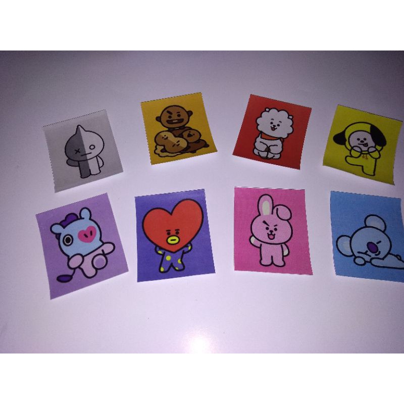 

stiker bts21 (dapat 22pcs)