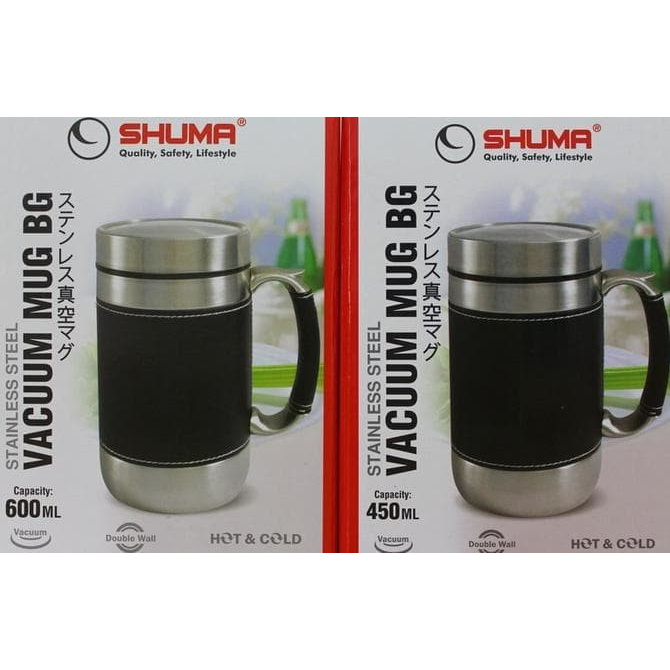 Shuma S/S Double Wall Vacuum Mug BG 600 ml Stainless Gelas Termos