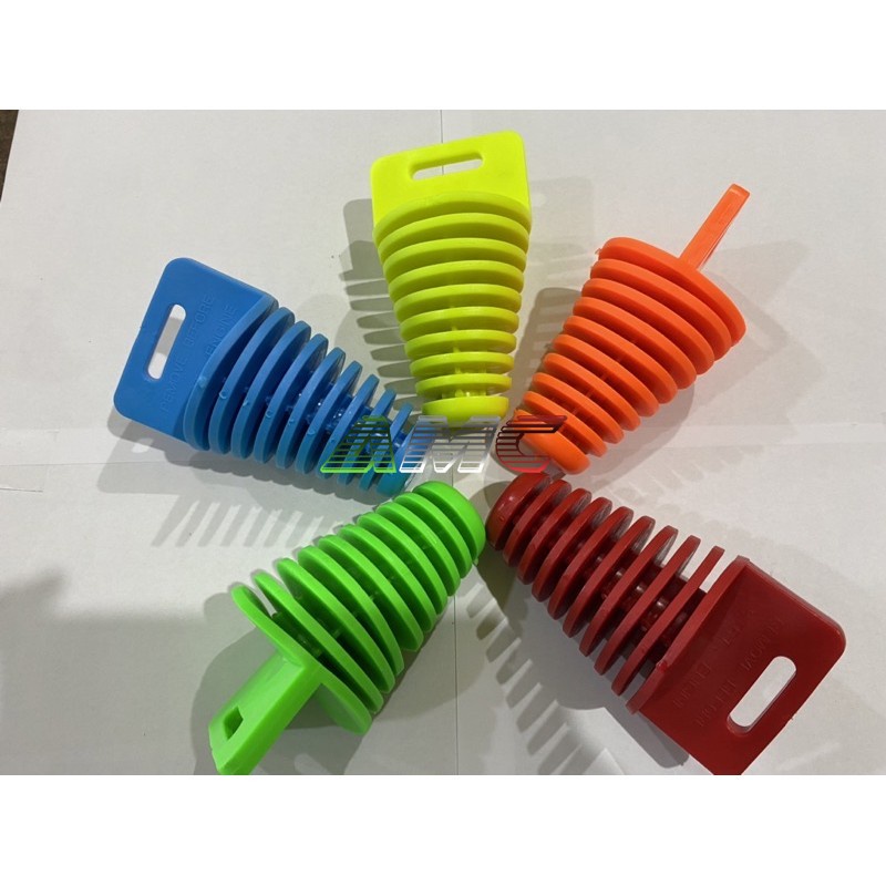 New // Tutup Knalpot Spyker Motor Universal Plug Muffler Karet Lubang Knalpot Klx Crf Beat Scoopy