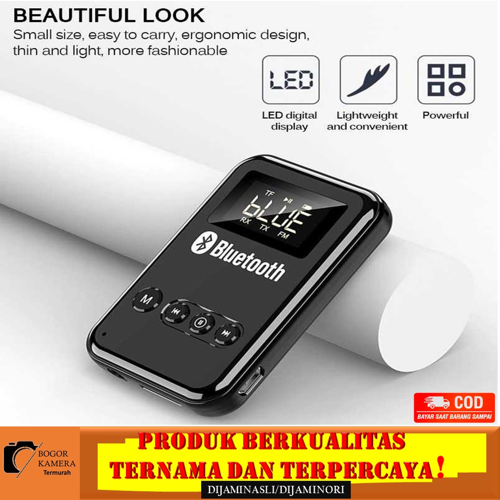 Audio Bluetooth 5.0 Transmitter Receiver Adapter AUX FM Audeo Bluetoth Mode Transmitter Speaker Blut