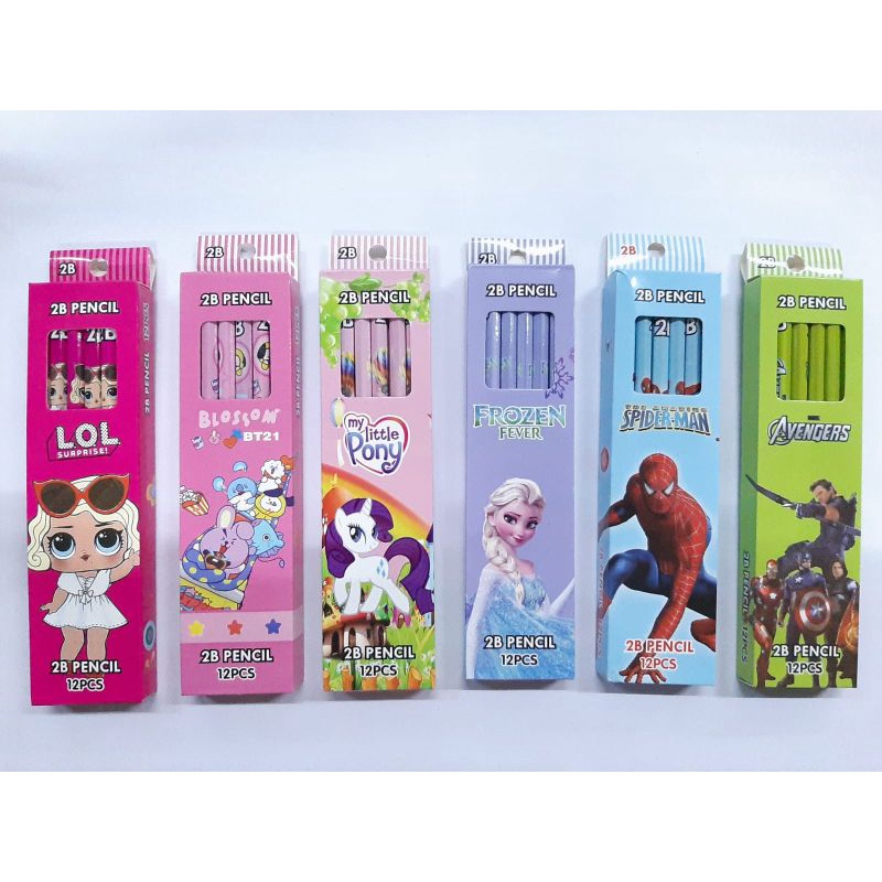 

PENSIL 2B MOTIF MURAH campur