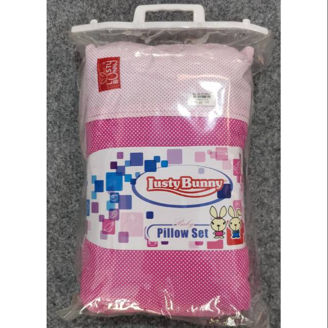Bantal dan guling set katun/ lusty bunny/BT9583