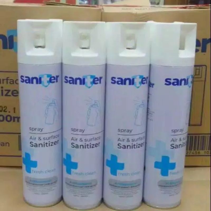 Saniter spray 400ml (free sabun batang saniter)