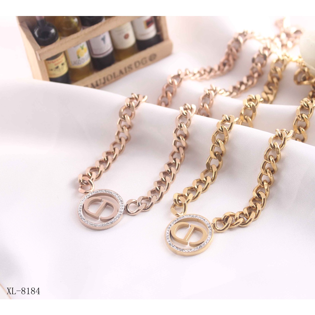 Set Titanium Gelang/kalung Perhiasan Fashion