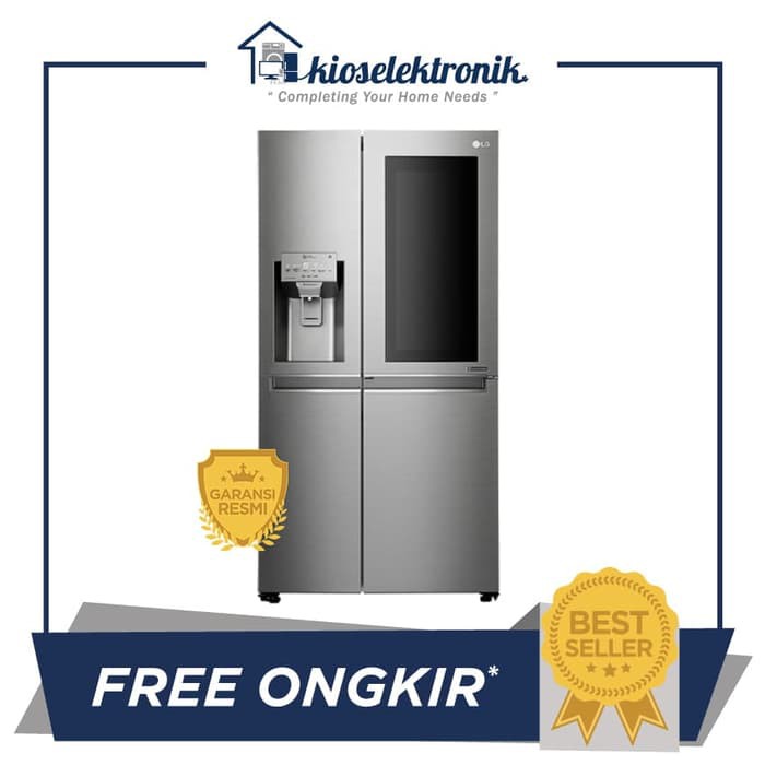 LG GC-X247CKAV Kulkas Side by Side Instaview - Door in door - Inverter