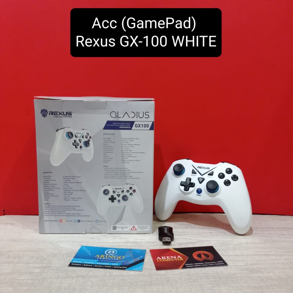 Acc (GamePad) Rexus GX-100 WHITE