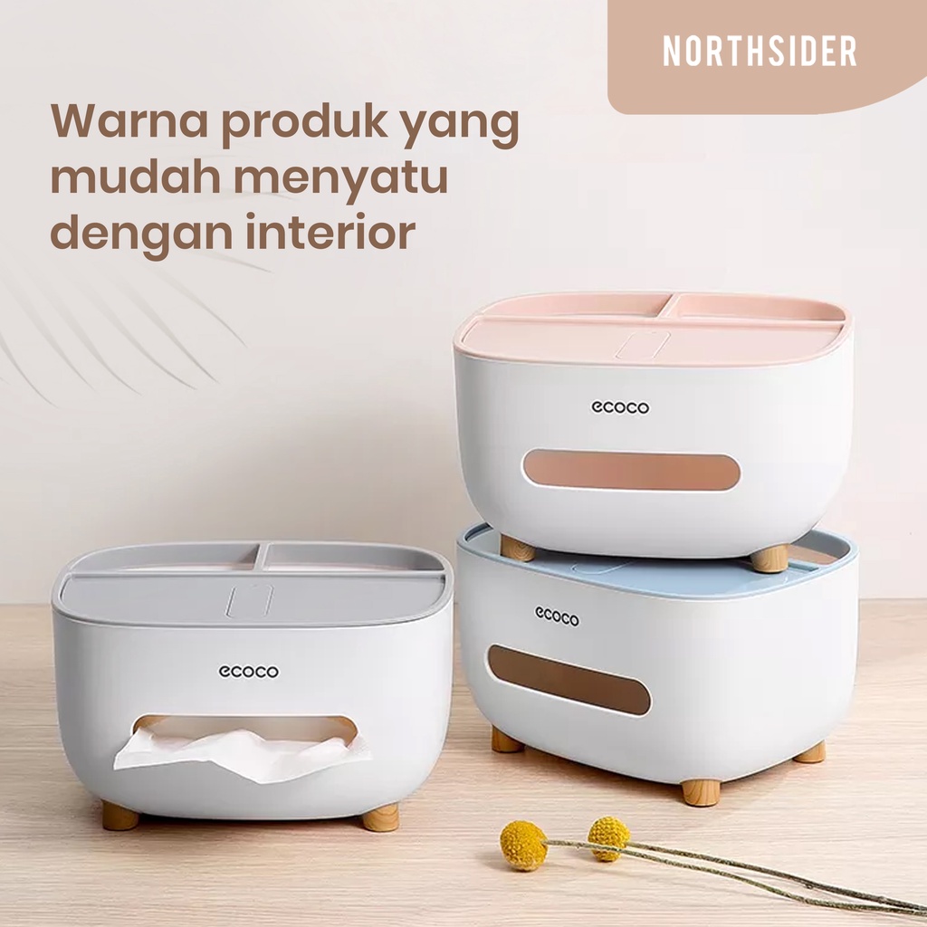 ECOCO TEMPAT KOTAK TISU BOX TISSUE RETRO E2009