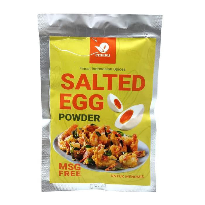 

Emaku - Salted Egg Powder (sachet) - Bumbu Telur Asin - Bumbu Masak BERKUALITAS