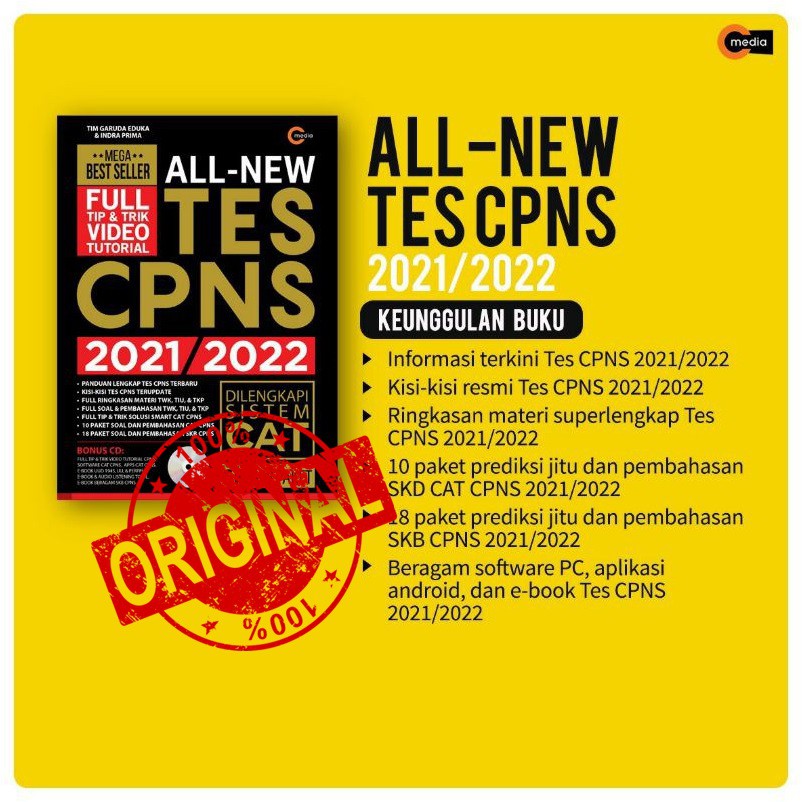 Buku Tes Cpns All New Tes Cpns 2021 2022 Terbaru Mega Bestseller Shopee Indonesia