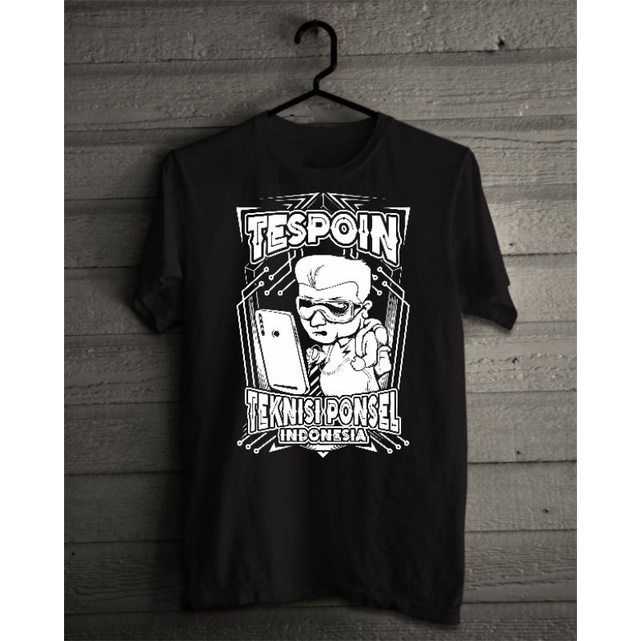 Kaos Teknisi Ponsel Indonesia, kaos distro, tespoin, HP, handphone, selular, seluler,servis, service