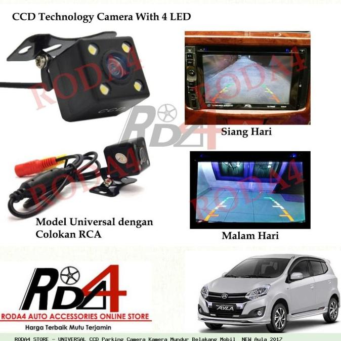 UNIVERSAL CCD Camera Kamera Mundur Belakang Mobil  NEW Ayla 2017 rod4
