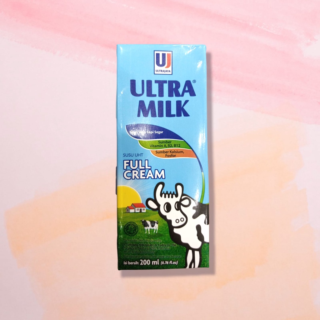

ULTRA MILK SUSU UHT FULL CREAM 200 ml