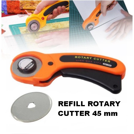 

Mata Pisau Refill Untuk Rotary Cutter 45mm 45 mm Isi Cutting Tools Kit