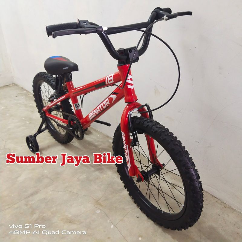 Sepeda anak BMX 18 Inch senator SPEED TRAP &amp; SLAMMER