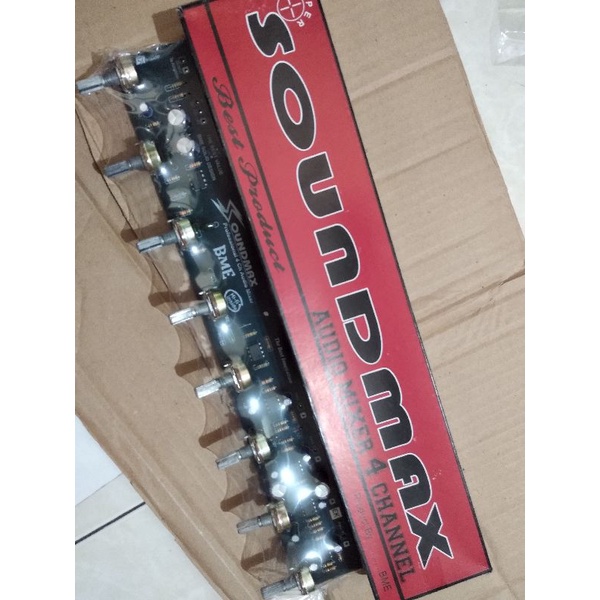 KIT AUDIO MIXER 4 CHANEL SOUNDMAX