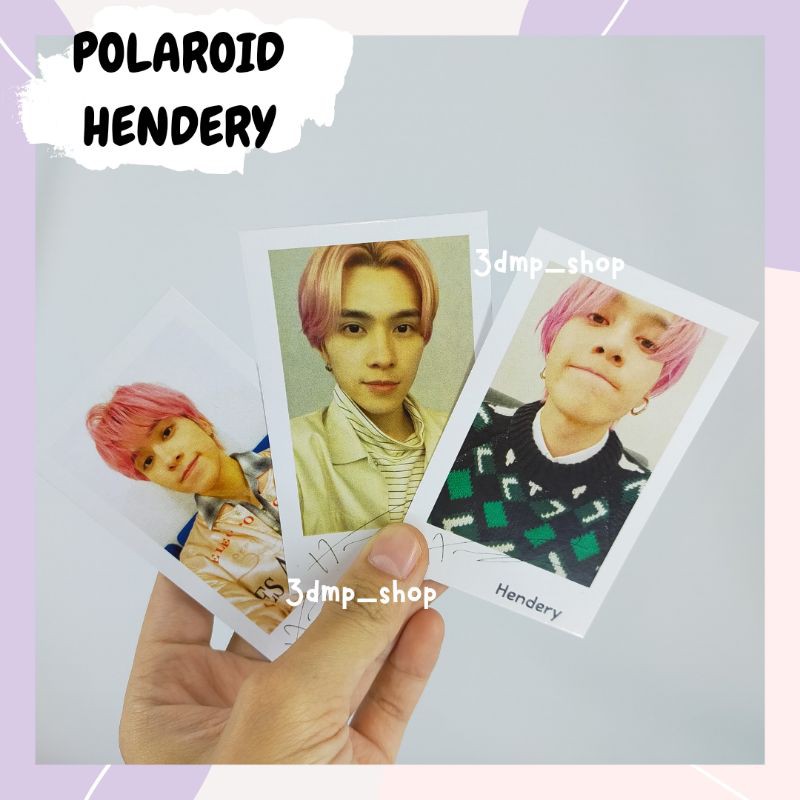 [10 Lembar] Polaroid NCT Wayv Yangyang Hendery lucas