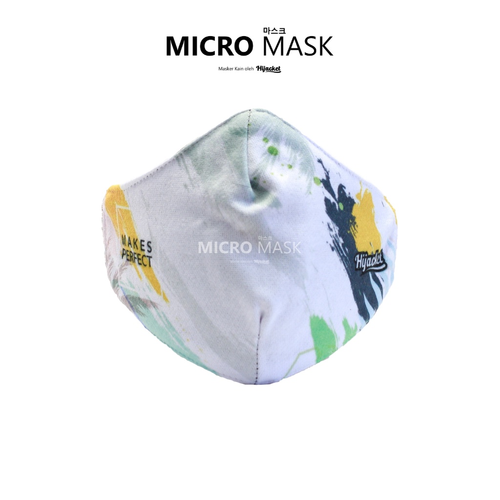 Micro Masker Hijab BLOCK UP TO 70% VIRUS 2 PLY Proteksi Premium fleece & poly-fiber Nyaman Bisa COD-Spectrum Eventide