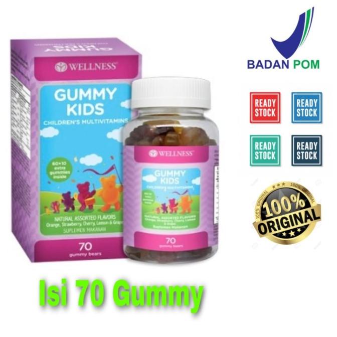 Wellness Gummy kids 70 Gummy / 70Gummy Vitamin Anak