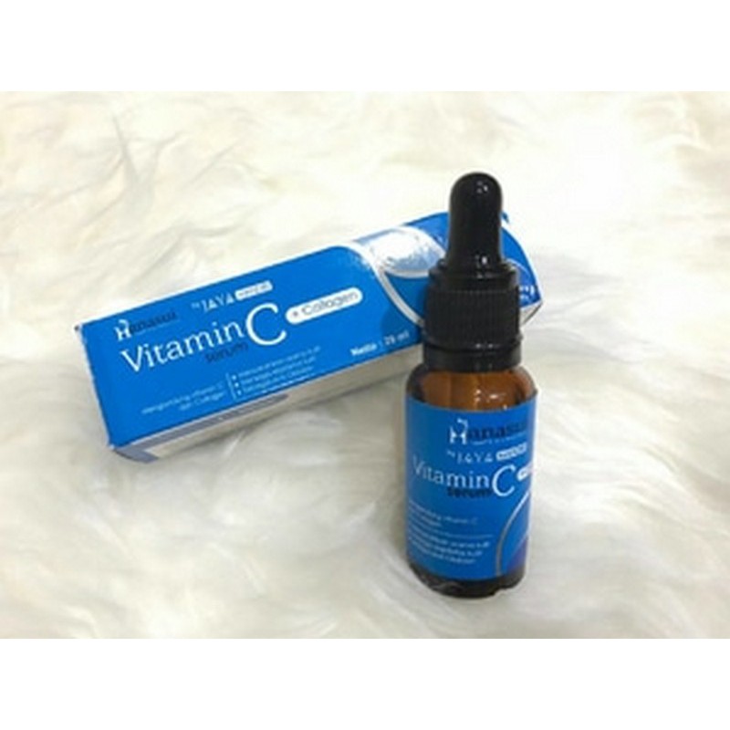 New Serum Vitamin C + Collagen Botol biru Jaya Mandiri Original Bpom Hanasui