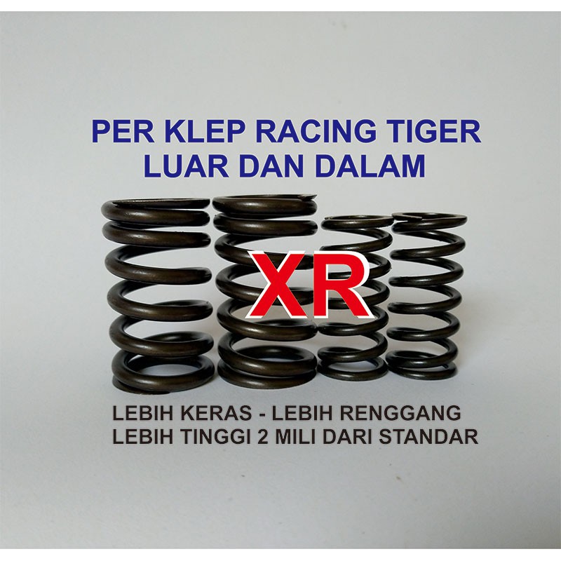 PER Klep Racing Tiger Luar Dalam XR PER Klep Swedia Tiger XR PER Klep Tiger Racing Keras