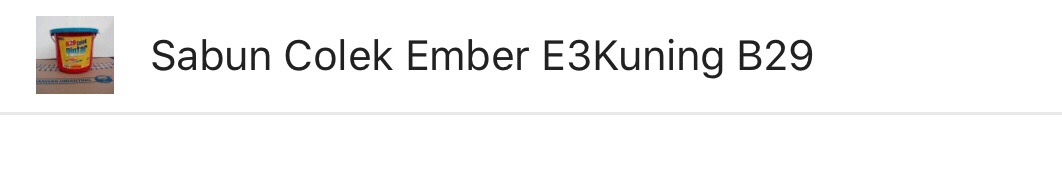 Sabun Colek Ember E3kuning B29