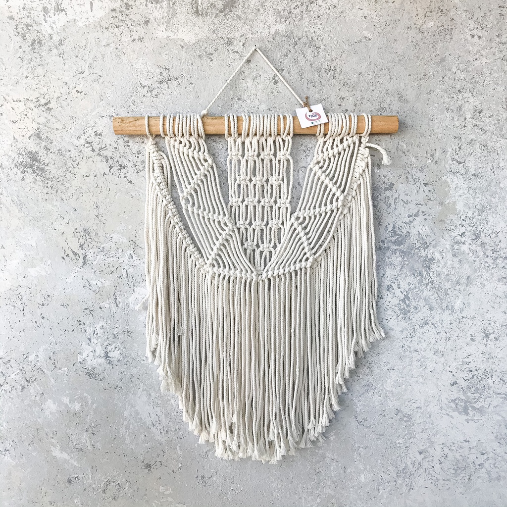 NUK MACRAME HIASAN DINDING RUMAH/CAFE UKURAN SEDANG