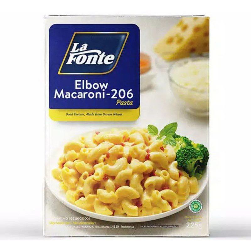 

LA FONTE ELBOW MACARONI 206 225GR