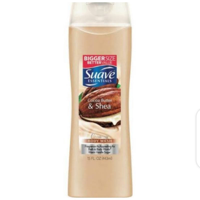 Suave Essential Creamy Cocoa Butter & Shea 443ml Body Wash