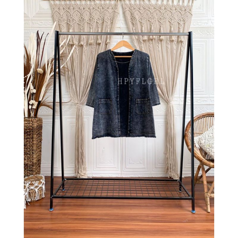 CHAVA OUTER • OUTER JEANS • CARDIGAN JEANS • JAKET JEANS DENIM