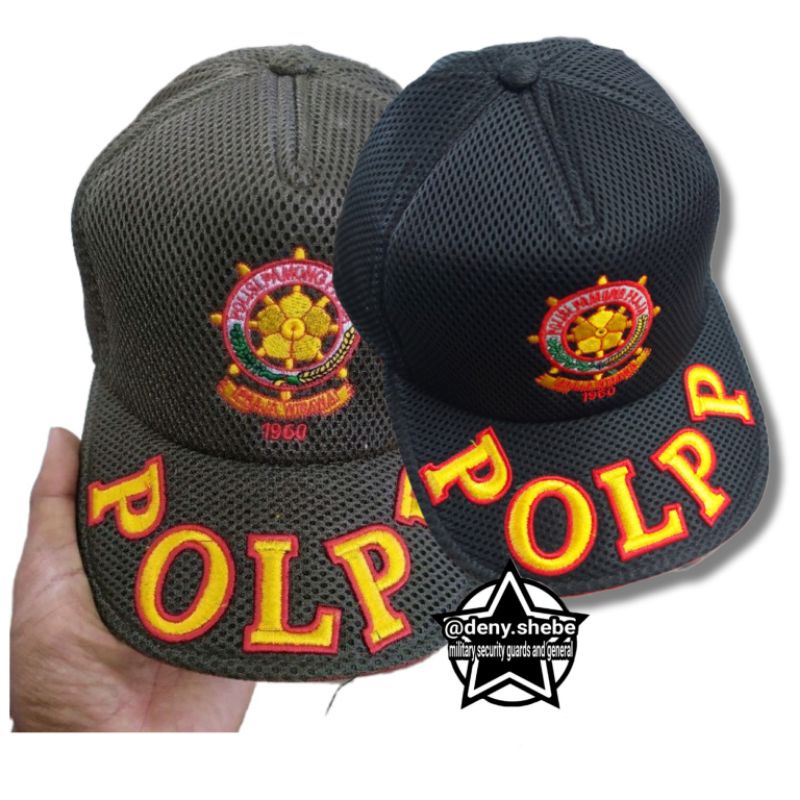 TOPI POLPP hijau jaring