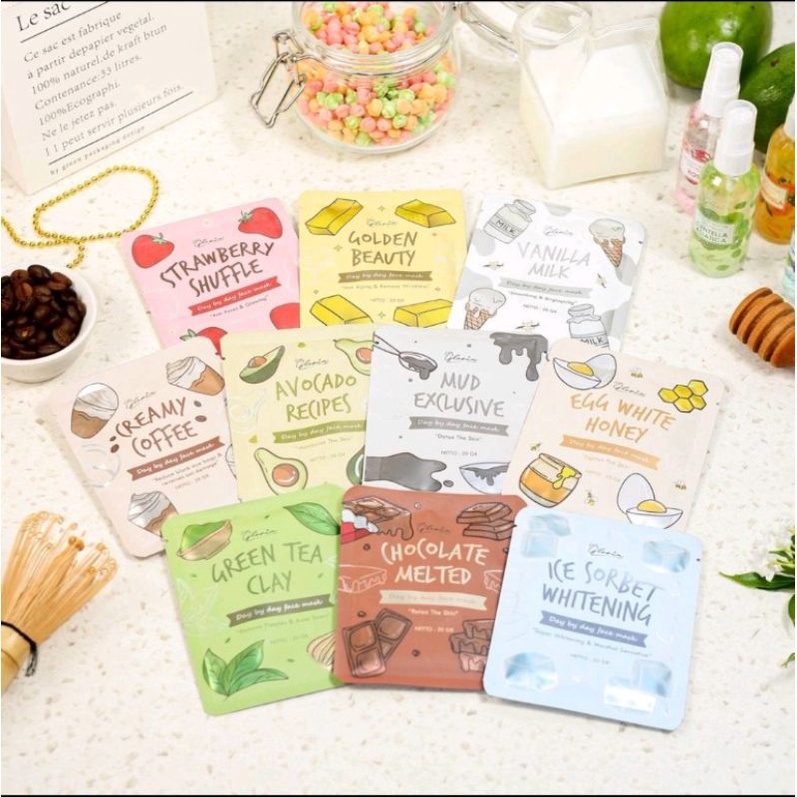 Masker By Lea Gloria 20gram Organik & Non organik Mask by Lea Gloria