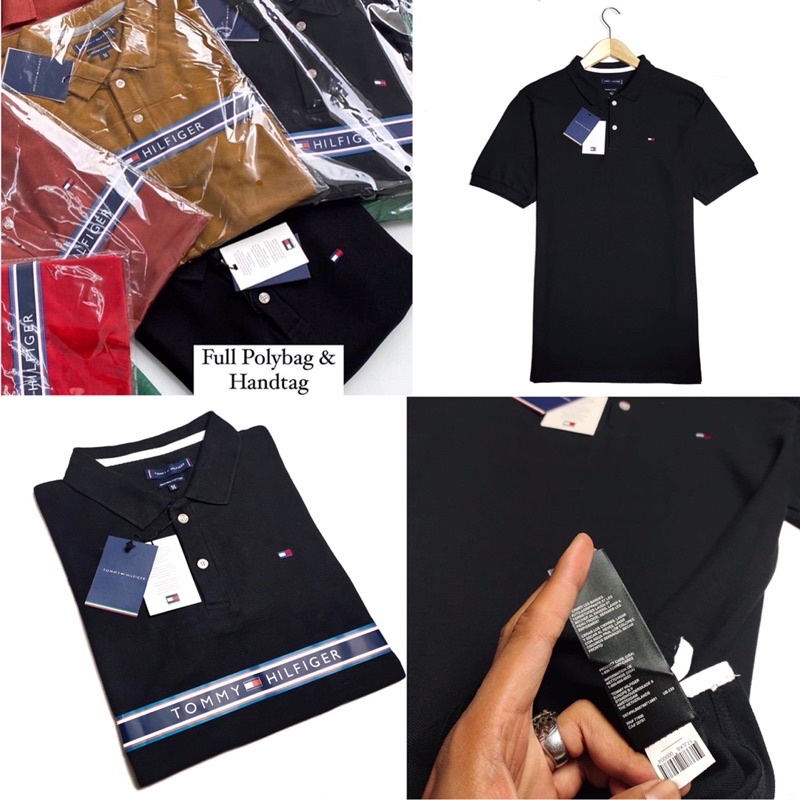 kaos polo tommy hilfiger organic brandnew & original