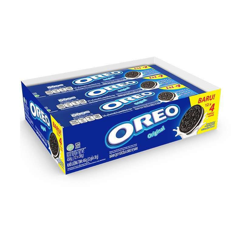 

Oreo Sandwich Cookies 4 Keping (12pcs/Box)