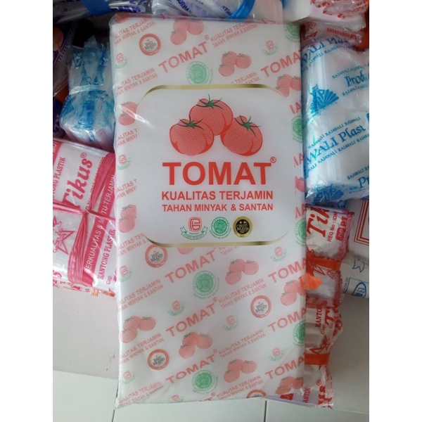 plastik tomat tebal 12x25