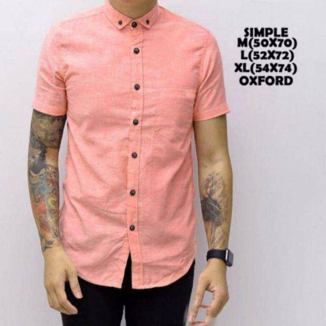 BROODIS KEMEJA PRIA POLOS SLIMFIT MODERN LIMITED TERBARU PIQUE GREEN SHORT oke