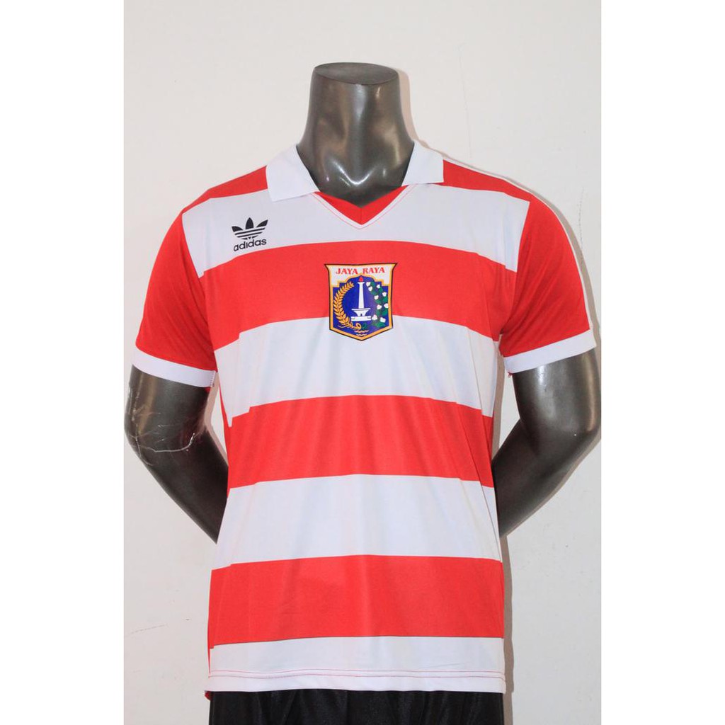 Diskon Jersey Kaos Baju Persija Home 1985 Retro Classic Grade Ori Futsal Terbaru