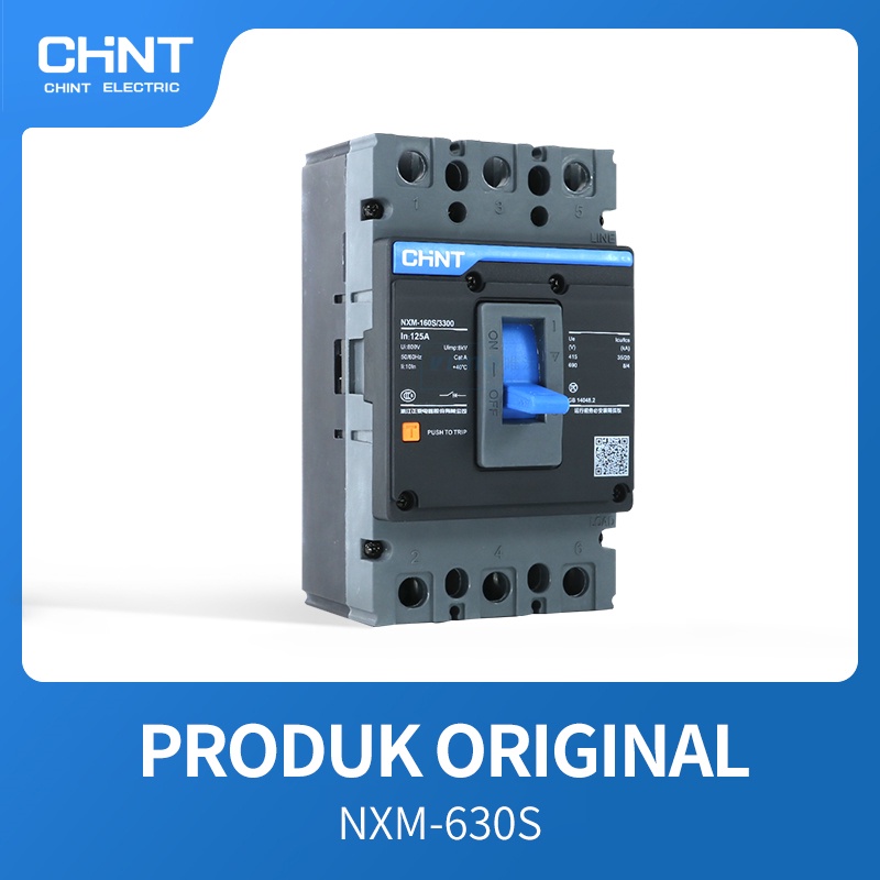 CHINT Thermal Magnetic Fixed Type MCCB NXM 3P/80A-630A