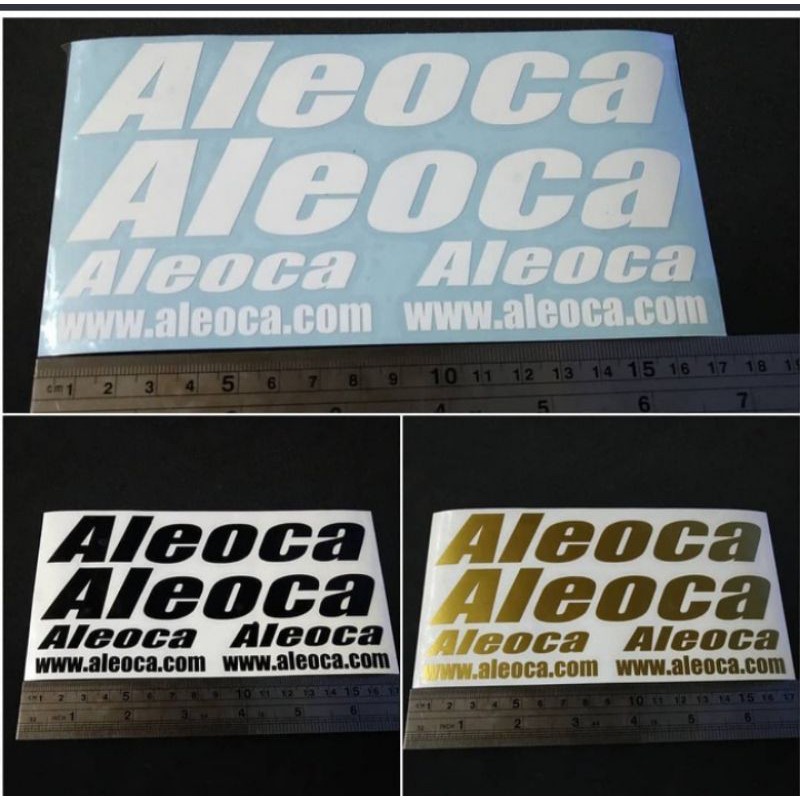 Cutting Sticker Sepeda Aleoca Standar