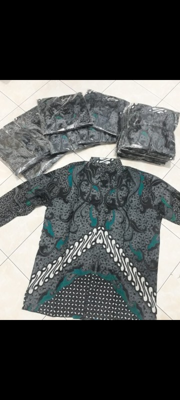 Kemeja Batik Pria Lengan Panjang Size M L Xl Xxl Bswart Batik Hrb026