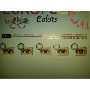 Softlens Warna Minus Tinggi Europa Colors - Violet