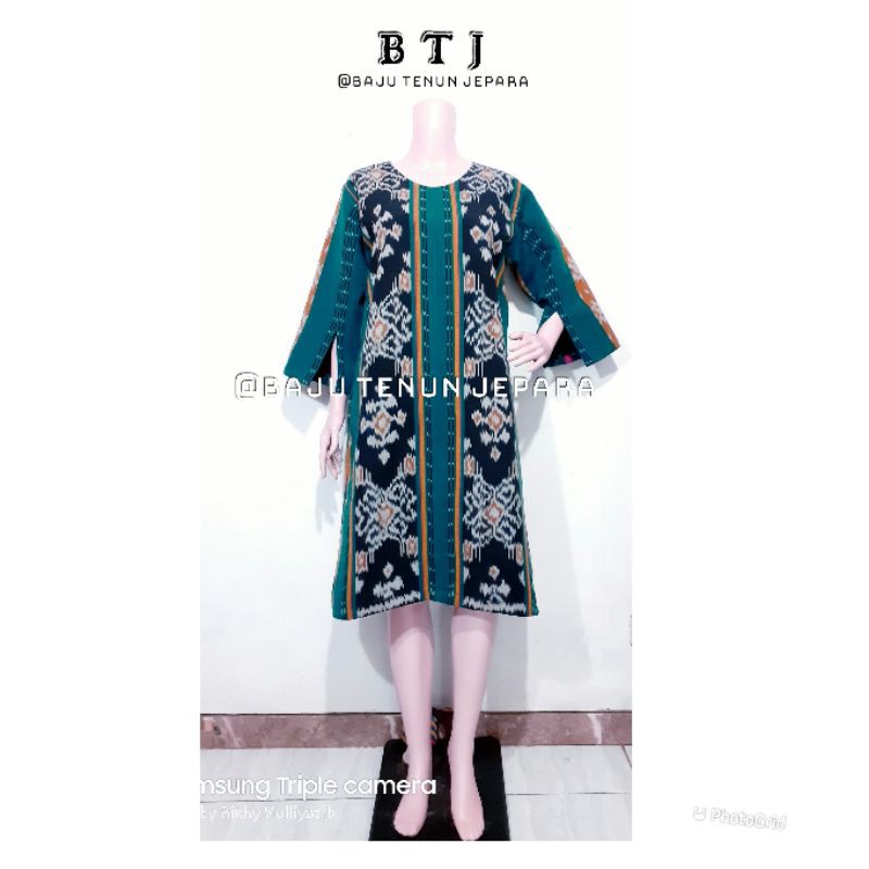 Tunik A line baju tenun jepara DTB80